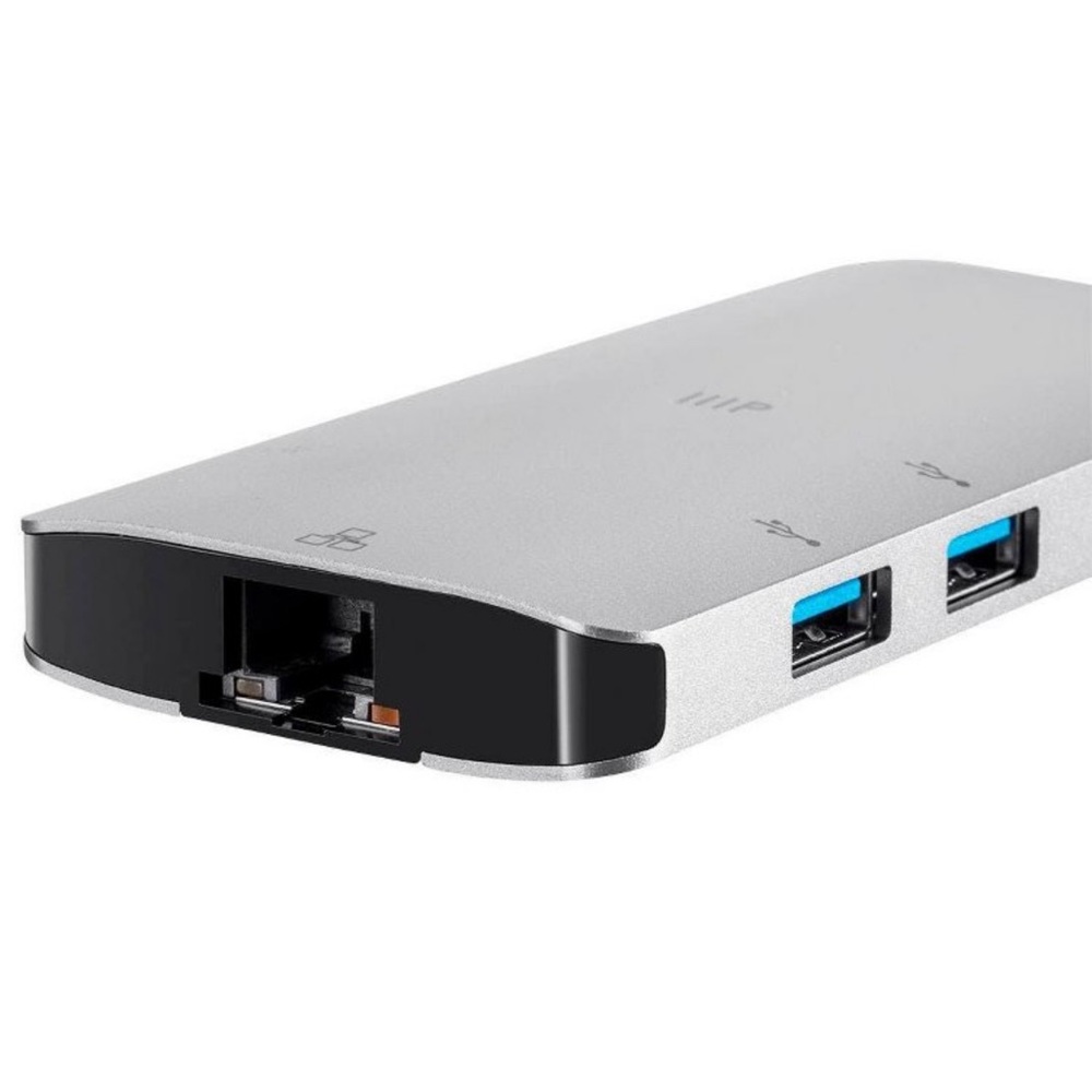 NWT Monoprice USB-C To HDMI Adapter Aluminum Gigabit Ethernet - Picture 6 of 8
